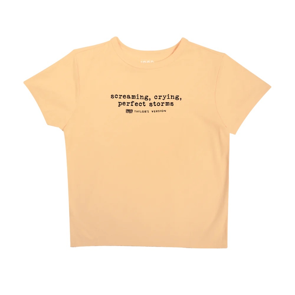 Taylor Swift Screaming, Crying, Perfect Storms Baby T-Shirt IN HAND